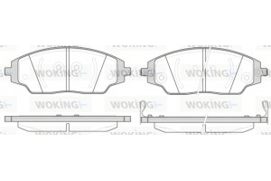 Woking Σετ τακάκια, Δισκόφρενα - P14373.02