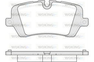Woking Σετ τακάκια, Δισκόφρενα - P14413.00