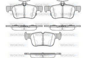 Woking Σετ τακάκια, Δισκόφρενα - P14513.12