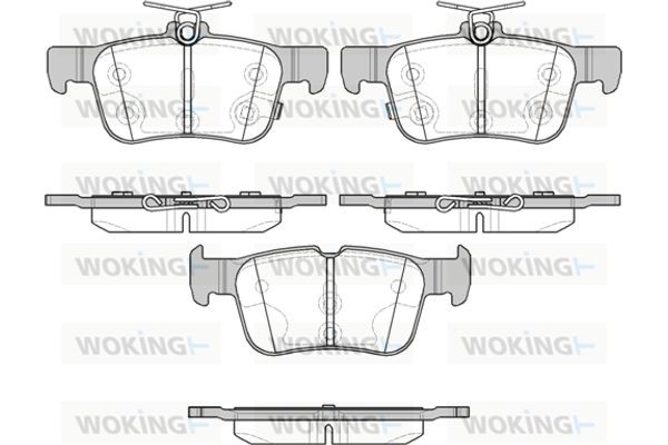 Woking Σετ τακάκια, Δισκόφρενα - P14513.12