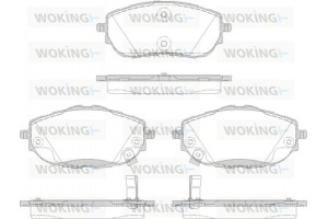Woking Σετ τακάκια, Δισκόφρενα - P14613.02
