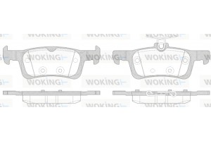 Woking Σετ τακάκια, Δισκόφρενα - P14633.00