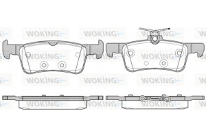 Woking Σετ τακάκια, Δισκόφρενα - P14633.10