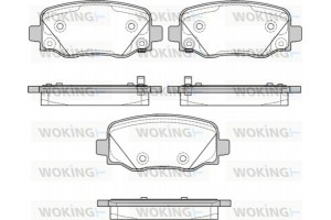Woking Σετ τακάκια, Δισκόφρενα - P14783.02