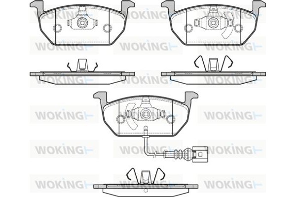 Woking Σετ τακάκια, Δισκόφρενα - P17013.01