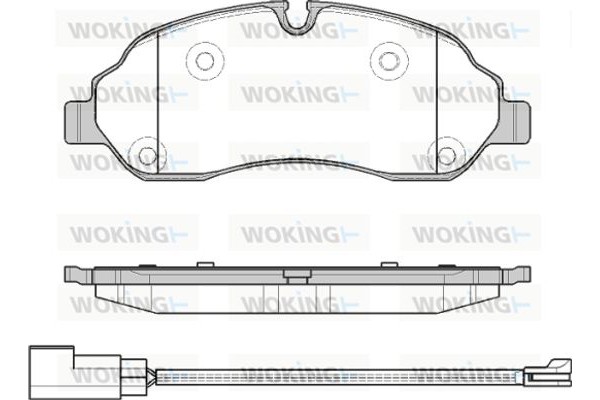 Woking Σετ τακάκια, Δισκόφρενα - P17023.02