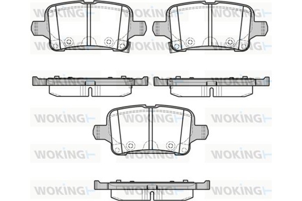 Woking Σετ τακάκια, Δισκόφρενα - P17283.02