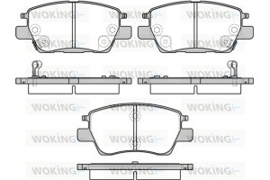 Woking Σετ τακάκια, Δισκόφρενα - P17303.12