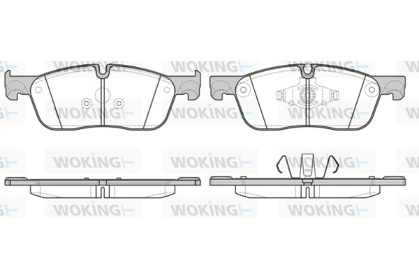 Woking Σετ τακάκια, Δισκόφρενα - P17333.00