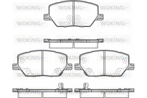 Woking Σετ τακάκια, Δισκόφρενα - P17403.02