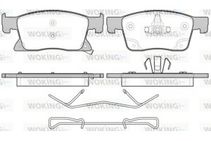 Woking Σετ τακάκια, Δισκόφρενα - P17793.02