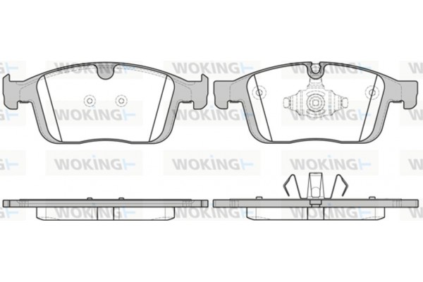 Woking Σετ τακάκια, Δισκόφρενα - P17893.00