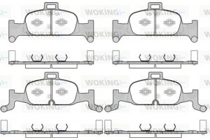 Woking Σετ τακάκια, Δισκόφρενα - P17913.00