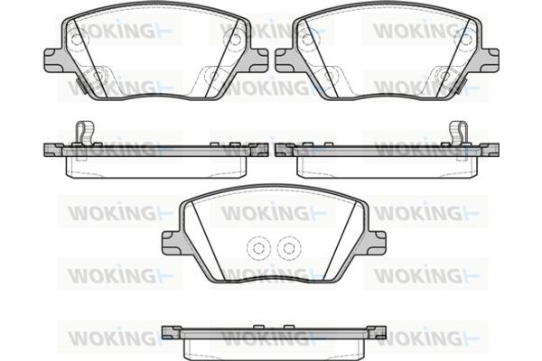 Woking Σετ τακάκια, Δισκόφρενα - P17953.02