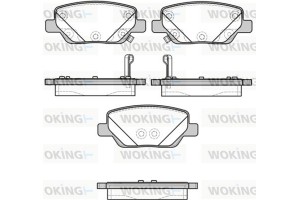 Woking Σετ τακάκια, Δισκόφρενα - P16003.02