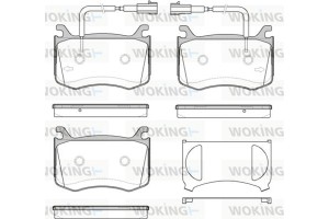 Woking Σετ τακάκια, Δισκόφρενα - P16213.02