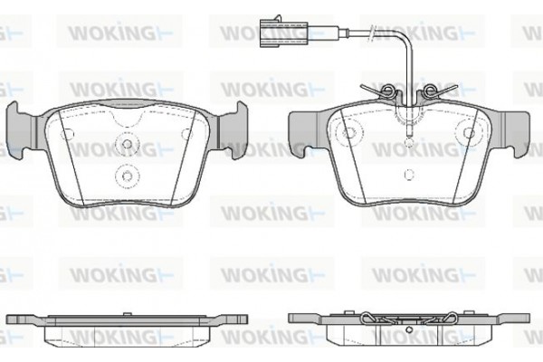 Woking Σετ τακάκια, Δισκόφρενα - P16223.02