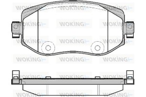 Woking Σετ τακάκια, Δισκόφρενα - P16243.08