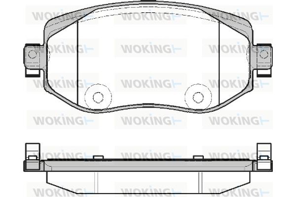 Woking Σετ τακάκια, Δισκόφρενα - P16243.08