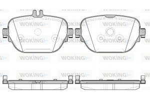 Woking Σετ τακάκια, Δισκόφρενα - P16253.08