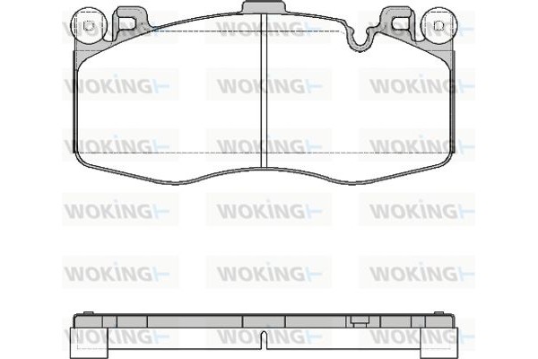 Woking Σετ τακάκια, Δισκόφρενα - P16333.00