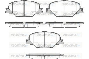 Woking Σετ τακάκια, Δισκόφρενα - P16953.02