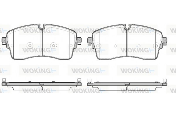 Woking Σετ τακάκια, Δισκόφρενα - P19153.00