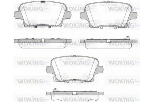 Woking Σετ τακάκια, Δισκόφρενα - P1921302