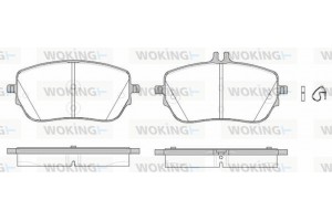 Woking Σετ τακάκια, Δισκόφρενα - P19273.00