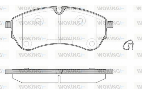 Woking Σετ τακάκια, Δισκόφρενα - P19303.00