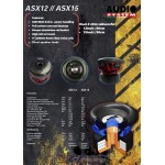 Audio System ASX12" (30cm) D2 4”VC 6000W Competition Line