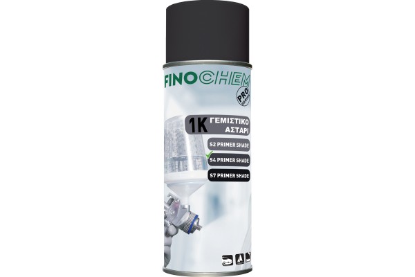 Finochem 945496 Spray Γεμιστικο & Ασταρι 1Κ, S6 Σκουρο Γκρι - 500ML