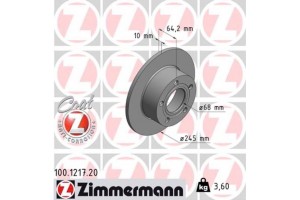 Zimmermann Δισκόπλακα - 100.1217.20