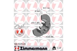 Zimmermann Δισκόπλακα - 100.1229.20