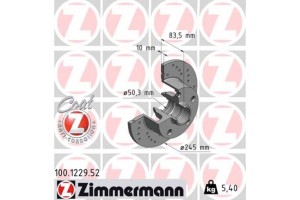 Zimmermann Δισκόπλακα - 100.1229.52