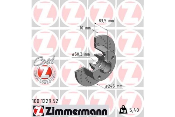 Zimmermann Δισκόπλακα - 100.1229.52