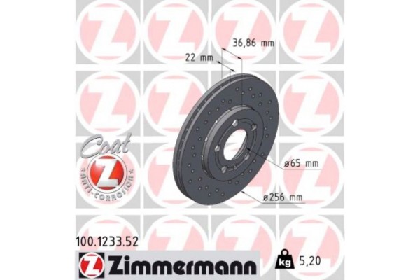 Zimmermann Δισκόπλακα - 100.1233.52