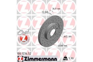 Zimmermann Δισκόπλακα - 100.1234.52