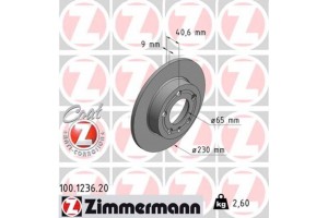 Zimmermann Δισκόπλακα - 100.1236.20