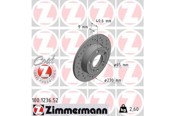 Zimmermann Δισκόπλακα - 100.1236.52