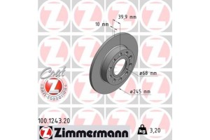 Zimmermann Δισκόπλακα - 100.1243.20