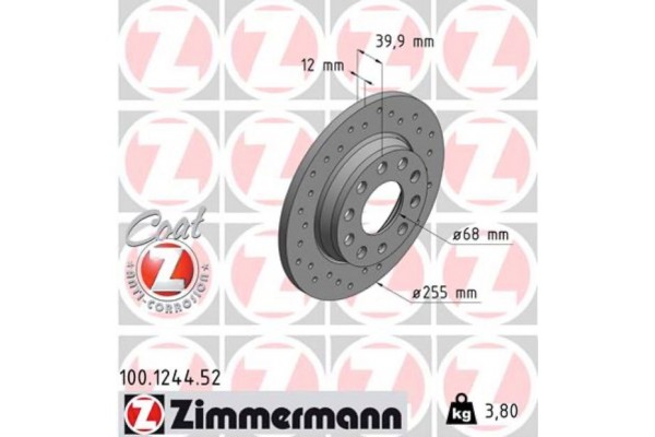Zimmermann Δισκόπλακα - 100.1244.52
