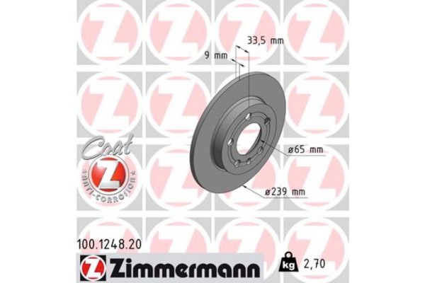 Zimmermann Δισκόπλακα - 100.1248.20