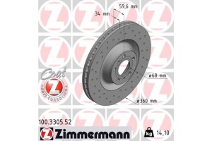 Zimmermann Δισκόπλακα - 100.3305.52