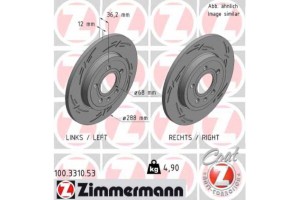 Zimmermann Δισκόπλακα - 100.3310.53