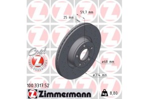 Zimmermann Δισκόπλακα - 100.3317.52