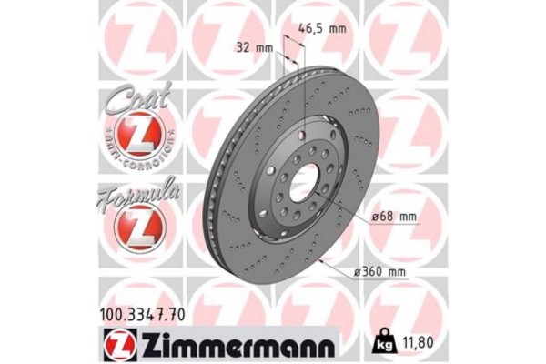 Zimmermann Δισκόπλακα - 100.3347.70