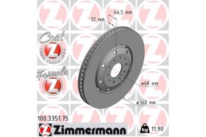 Zimmermann Δισκόπλακα - 100.3351.75