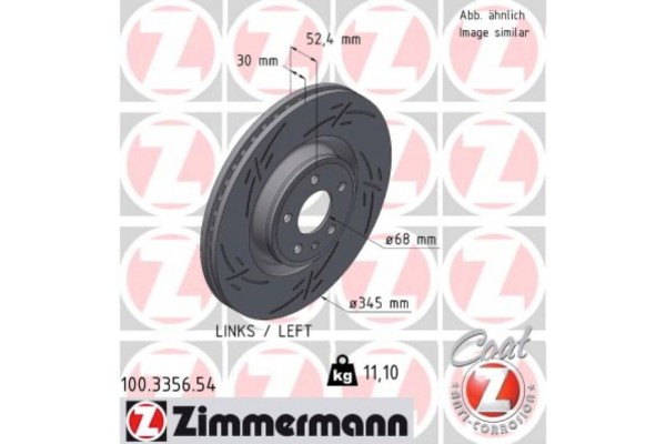 Zimmermann Δισκόπλακα - 100.3356.54 Zimmermann Δισκόπλακα - 100.3356.54