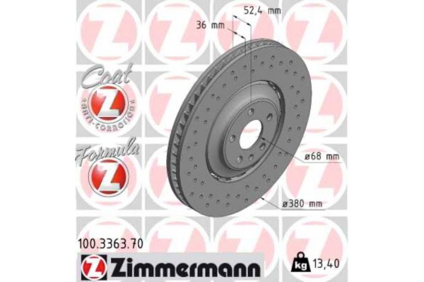 Zimmermann Δισκόπλακα - 100.3363.70